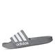 adidas Men's Adilette Shower Sandal, Grey White Grey, 3.5 UK