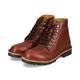 JIM GREEN Numzaan Boots Lace-Up Water Resistant Full Grain Leather Work or Hiking Boot, Walnut Veg Tan, 8 UK