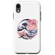 Hülle für iPhone XR Minimalistische Pastell Great Japanese Wave Art Cherry Blossom