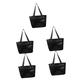 MAGICLULU 5pcs Bento Bag Cooler Bag Bog Bags for Women Tote Bag Tote Bags Lunch Bag Carry on Bag Women Lunch Tote Cooler Lunch Bag Handbag Portable Insulated Bag Pu Child