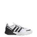 adidas Originals Men's ZX 1K Boost Sneaker, White/Black/Halo Silver, 8.5