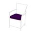 G&H Garden Replacement Seat Cushions for Garden Rattan Chair Outdoor Patio Furniture Seat Pads Cushions (4, Purple)