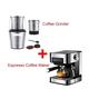 EPIZYN coffee machine Espresso Coffee Maker Machine 20 Bar with Milk Frother Wand for Espresso Cappuccino and Mocha coffee maker (Color : CM6863 N BCG300, Size : UK)