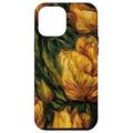 Hülle für iPhone 15 Pro Max Van Gogh Art Gelbe Blume Gelbe Tulpe Blume