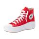 Sneaker CONVERSE "CHUCK TAYLOR ALL STAR MOVE" Gr. 39,5, rot (red) Schuhe Schnürstiefeletten