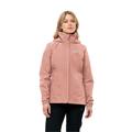 Funktionsjacke JACK WOLFSKIN "STORMY POINT 2L JKT W" Gr. XXL, rosa (rose dawn) Damen Jacken Kurze