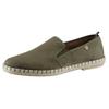 Espadrille VERBENAS "Tom Pacific", Herren, Gr. 45, grün (khaki), Textil, Veloursleder, klassisch, Schuhe, Loafer, Slipper, Sommerschuh, Strandschuh mit Stretcheinsätze