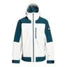 "Snowboardjacke QUIKSILVER ""Ultralight 20K"" Gr. M, weiß (nimbus cloud) Herren Jacken Snowboardjacken"