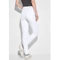 Gerade Jeans CECIL Gr. 33, Länge 28, weiß (white) Damen Jeans Gerade