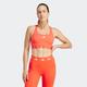 Sport-BH ADIDAS PERFORMANCE "POWERREACT TRAINING MEDIUM-SUPPORT TECHFIT" Gr. XL, Cup DD, rot (bright red) Damen BHs Sport