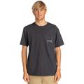 T-Shirt BILLABONG "STACKED ARCH PK" Gr. XS, schwarz (washed black) Herren Shirts T-Shirts