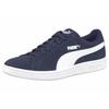 Sneaker PUMA "Puma Smash v2", Gr. 37, schwarz-weiß (peacoat, puma, weiß), Leder, sportlich, Schuhe