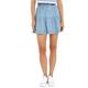 Jeansrock TOMMY JEANS "TJW TIERED CHAMBRAY MINI SKIRT" Gr. S (36), blau (denim medium) Damen Röcke Miniröcke