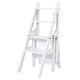 Multi-purposeHousehold 4 step chair Multi-purpose step chair Ascend to fetch chair bamboo chair Folding ladder chair Space-saving environmentally friendly and safe Easy to use Sturdy structu