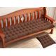 JOYSPANDA Thick 2 3 Seater Bench Cushions 80/100 / 120cm,Rectangular Cotton Bench Cushions for Indoor and Outdoor Lounger Swing