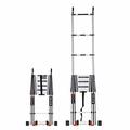 Home Attic Loft Extension Ladder with Removable Hooks, Compact Foldable Telescoping Ladder 4 5 6 7 8 M, Lightweight Climb Telescopic Ladders for Outdoor Work (Size : 5.8m/19 ft) (6.2m/20.3 ft)