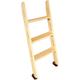 Heavy Duty Twin Bed Ladder, Camper Step Ladder With Foot Pads & Safety Handrail, 3/4/5 Step Slanted Ladder (Size : 100cm/39")