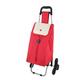 Carts,Shopping Cart Climbing Stairs Folding Shopping Cart Small Cart Home Elderly Trolley Portable Trolley Trolley Car/Red