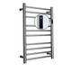 Towel Warmer/Towel Warmer Towel Rail Drying Rack, 5 Bar Electric Heated Towel Rack Wall Mount, 304 Stainless Steel Heated Towel Rack with LED Switch, 800 * 600Mm,Plug in (Color : Hardwired)