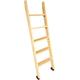 Heavy Duty Twin Bed Ladder, Camper Step Ladder With Foot Pads & Safety Handrail, 3/4/5 Step Slanted Ladder (Size : 150cm/59")