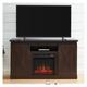 NOALED Fireplace TV Stand Farmhouse Fireplace TV Stand For TV Sliding Barn Door Electric Fireplace Entertainment Center With Remote Control Corner TV Console