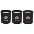MAGICLULU 3 Pcs Scented Candles Scented Tea Lights Wax Melts Black Candles Wax Burners Fragrance Candle Christmas Scents Fragrance Wax Romantic Candles Scented Wax Wax Rose