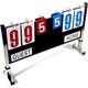 WJFLUCK Portable Scoreboard, 60X40cm Multi Sports Score Flip Scoreboard Score Keeper for Games Soccer Basketball Tennis Badminton Competition