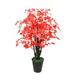 Artificial Trees Artificial Tree Fall Plant Fake Red Maple Plant Bushes Faux Outdoor Large Artificial Plant For Home Office Decor Indoor Artificial Plant (Size : C-160cm)