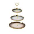 Fruit Bowl 3-Tier Cake Stand - Elegant Dessert CEANake Stand - Pastry Serving Tray Platter For Tea Party, Wedding and Birthday Fruit Basket