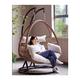 Garden Swing Chair Outdoor Hanging Chairs, Balconies, Household Rocking Chairs, Indoor Swing Chairs, Cradles, Hammocks, Bedrooms, Hanging Baskets, Rattan Chairs Porch Swings (Color : A)