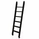 Wood Bunk Bed Ladder Only with Hooks & Handrail for Kids BedRoom, 5/6 Step Stepladders for Attic Platform, Kitchen, Laundry Room & Library, Load 150KG (A 6)