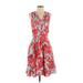 Banana Republic Casual Dress: Red Dresses - Women's Size 2