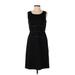 Calvin Klein Casual Dress - Party Scoop Neck Sleeveless: Black Print Dresses - Women's Size 4