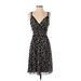 BCBGMAXAZRIA Casual Dress: Black Dresses - New - Women's Size X-Small