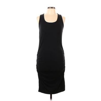 Venus Casual Dress - Sheath Scoop Neck Sleeveless: Black Solid Dresses - Women's Size Large