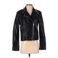 Forever 21 Faux Leather Jacket: Black Jackets & Outerwear - Women's Size Small