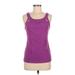 Athleta Active Tank Top: Purple Solid Activewear - Women's Size Medium