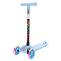 Scooter for scooter with adjustable height handlebars – 3 LED illuminated wheels and non-slip platform, scooter for toddlers, 3-wheel scooter for boys and Wobblo