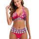 OTBEHUWJ Bikini Women High Waist Bikini Set Female Plus Size Print Swimsuit Tankinis Beach Swimwear-8378-p-7xl