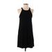 Gap Casual Dress - Mini Halter Sleeveless: Black Dresses - Women's Size X-Small Petite