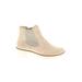 Rieker Ankle Boots: Tan Print Shoes - Women's Size 39 - Round Toe