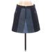 BCBGMAXAZRIA Denim Skirt: Blue Bottoms - Women's Size 2X-Small