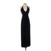 Tart Cocktail Dress - Maxi: Black Solid Dresses - Women's Size Small