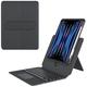 SCIMIN Bluetooth Keyboard Case for iPad Air 4 / iPad Air 5 (10.9 inch), Magnetized Protective Case/TrackPad Mouse/Back Light/Slide-Up Heigt Adjustment / 360 Degree Rotation