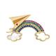 AVLUZ Rainbow Brooch Pin, Fashion Elegant Mother of Pearl Cloud Brooch Pins,Elegant Brooch Jewelry Accessories for Women Girls