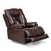 Genuine Leather Zero Gravity Power Recliner with USB Charging