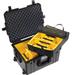 Pelican Used 1607AirWD Wheeled Carry-On Hard Case with Padded Divider Insert (Black) 016070-0041-110