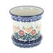 Blue Rose Polish Pottery P045 Manufaktura Flower Pot