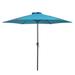 Furniture of America Bliss 9-foot Steel Round Crank Market Umbrella