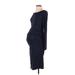 Ingrid + Isabel Casual Dress: Blue Dresses - Women's Size Small Maternity